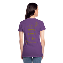 Load image into Gallery viewer, Women’s Jesus is the Way Tee - purple
