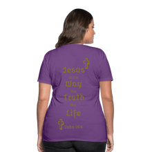Load image into Gallery viewer, Women’s Jesus is the Way Tee - purple
