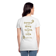 Load image into Gallery viewer, Women’s Jesus is the Way Tee - white

