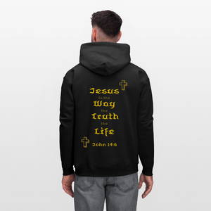 Unisex Jesus is the Way Hoodie - black