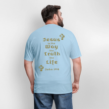 Load image into Gallery viewer, Unisex Jesus is the Way Tee - powder blue
