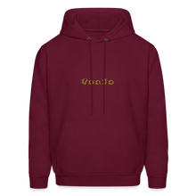 Load image into Gallery viewer, God is Love Gold Letter Hoodie - burgundy
