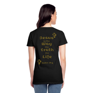 Women’s Jesus is the Way Tee - black
