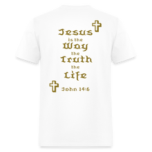 Load image into Gallery viewer, Unisex Jesus is the Way Tee - white

