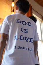 Load image into Gallery viewer, Men&#39;s God is Love (Blue Letter) Tee
