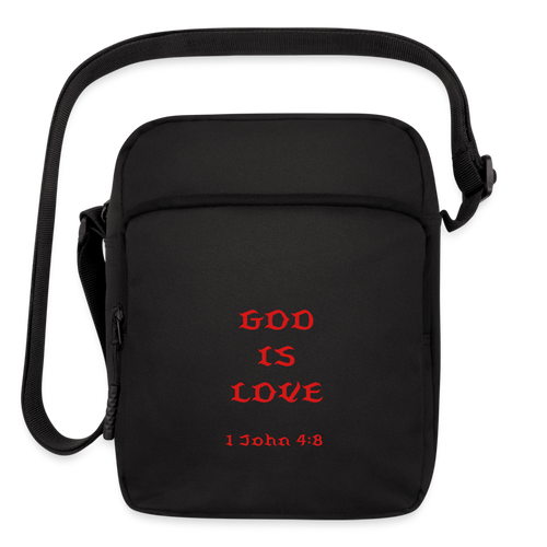 God is Love Crossbody Bag - black