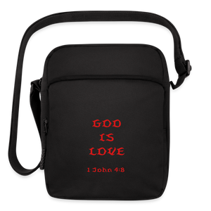 God is Love Crossbody Bag - black