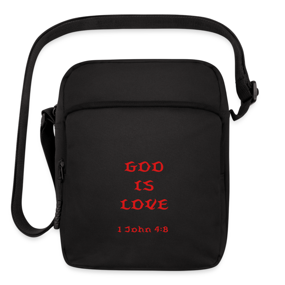 God is Love Crossbody Bag - black