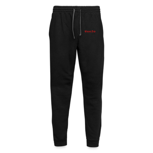 Unisex God is Love Joggers Red Letters - black/asphalt