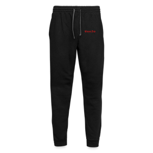 Unisex God is Love Joggers Red Letters - black/asphalt