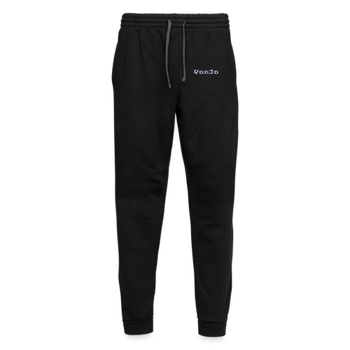 Unisex God is Love Joggers Lavender Letters - black/asphalt