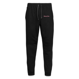 Unisex God is Love Joggers Pink Letters - black/asphalt