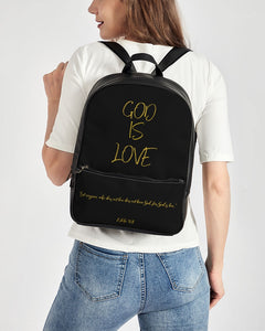 God is Love Classic Faux Leather Backpack