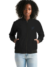 Load image into Gallery viewer, Black VonJo Women&#39;s Bomber Jacket
