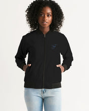 Load image into Gallery viewer, Black VonJo Women&#39;s Bomber Jacket
