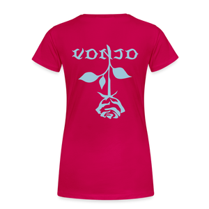 Women’s VonJo Floral Tee - dark pink