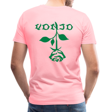 Load image into Gallery viewer, Men&#39;s VonJo Floral (Green Letter) Tee - pink
