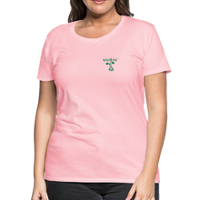 Load image into Gallery viewer, Women&#39;s VonJo Floral (Green Letter) Tee - pink
