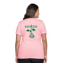 Load image into Gallery viewer, Women&#39;s VonJo Floral (Green Letter) Tee - pink
